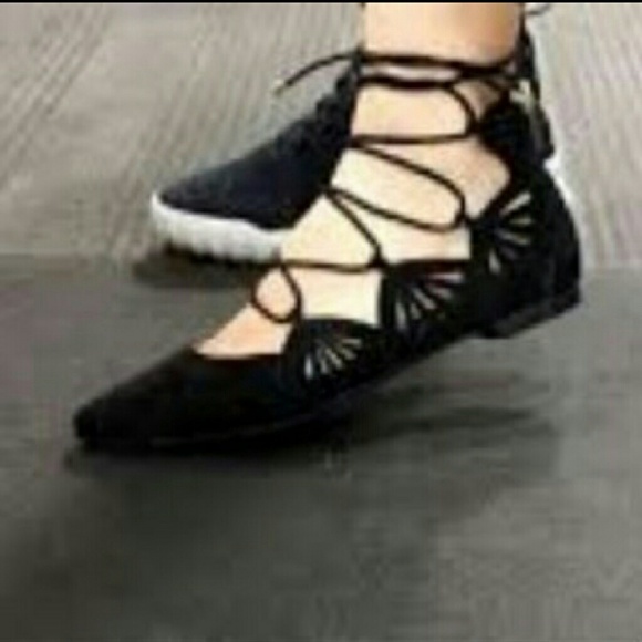 Jessica Simpson Tan Zellen Flat Sz 9.5 - Picture 2 of 6